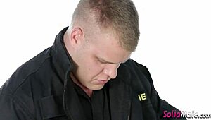 Muscular European Bodybuilder Amateur Sucks Cock In HD Reality Video Leading To Facial Cumshot