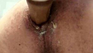 anal dildo masturbation session