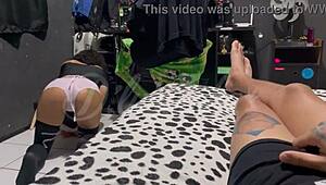 minha empregada safada queria fuder na hora do servico