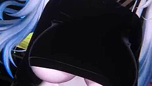 Babe Rides You Hard in VRChat, Filling Tight Pussy with Cum