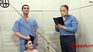 Ophelia Rain's ass gets fucked hard in bondage with anal and facial cumshot 😈