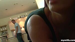 omg, check these 5x milfz with glasses, bent over, taking it doggystyle with big tits bouncing and cumshots everywhere. total hot mess!