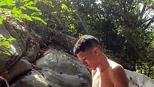 jungle sex with unknown girl in colombian river