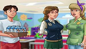 Summertimesaga exhausted giving her milk e1 86