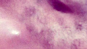 why watch this teen masturbating and cumming hard?