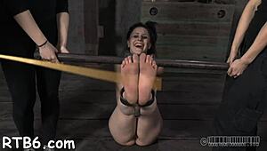 Punishing Beauty's Pussy Roughly In POV Bondage