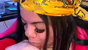 Sloppy Head from Sprinkles on Monster Cock with Ass Play and Wife Babe Action