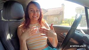 Ersties - Serina Loves Being Watched While Fingering Outdoors!