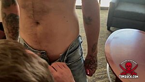 Jack Fader Blows And Spits On Alex Hawk