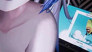 Babe Rides You Hard in VRChat, Filling Tight Pussy with Cum