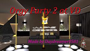 Daydreamer0581, Foxo, And Asha Engage In Birthday Orgy At Night Club