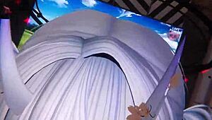 Babe Rides You Hard in VRChat, Filling Tight Pussy with Cum