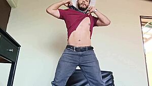 young man strips spanks big ass hot