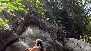 jungle sex with unknown girl in colombian river