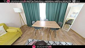 Hot brunette Wild Frida moans in VR hardcore sex