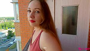 Neighbor shares a steamy outdoor encounter with a horny amateur