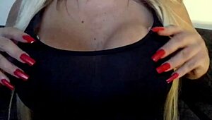 Blonde Latina Masturbates to Orgasm