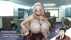 Daily life with my succubus boss licking pussy!