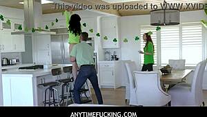 Just another day with Anytimefucking, where a freeuse petite teen step daughter becomes a toy for step dad on Patrick's Day