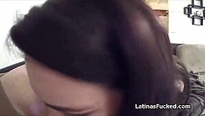 Thicc latina fucktoy loves intense fucking on camera