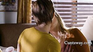 our stepmoms can't stop us from licking each other in wild group fun. we just keep going!