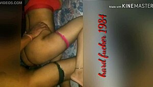 Indian girlfriend Anu's curvy ass gets pleasured at my place