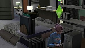 オタク処女娘が仕事ゲットで3Dヘンタイハメ！