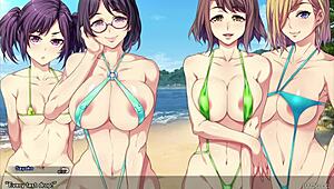 Zero Chastity's Sultry Summer Holiday Ep 9 - Threesome Fun At The Beach