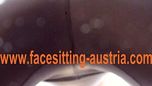 Pov view of face sitting session
