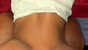 Ebony Teen Slut Gets Doggystyle Creampie In Pov