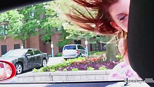 Sara Jay and Lauren Phillips ride the driver in a threesome 😏