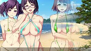 Zero Chastity's Sultry Summer Holiday Ep 9 - Threesome Fun At The Beach