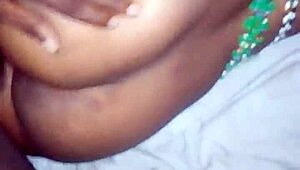 Loving girlfriend enjoys wild sex with her black friend in hotel room