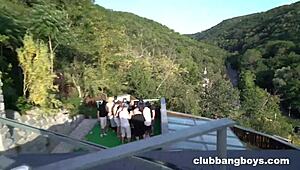 Who's Joining the Tasty Rooftop Bareback Party?