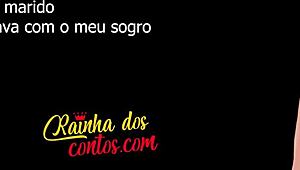 Oh wow, my father-in-law turned into my lover in this erotic tale!