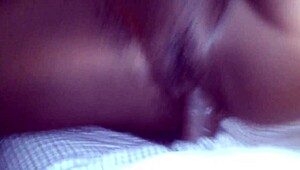 Teen Ebony Pussy Gets Intense Action