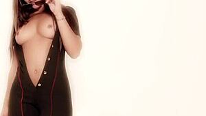 Sexy Pornstar Dani Teases Hot Wet Pussy Brunette Group Solo