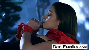 Does sexy Dani crave that huge cock ravaging her tits and mouth?