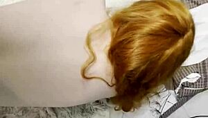 Red-Haired Beauty Sucks My Dick