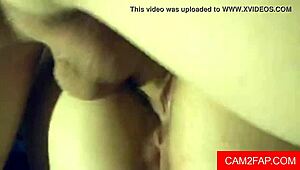 Wife shares creampie with old cuckold in group threesome