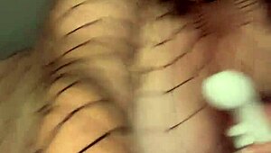 Brunette With Big Tits Squirts From Dildo Play