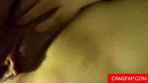 Wife shares creampie with old cuckold in group threesome