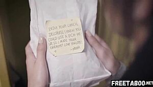 emily willis and her teen 18+ friend lick each other's trimmed pussies outdoors.