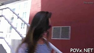 Cute Teen Blowjob in POV