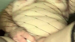 Brunette With Big Tits Squirts From Dildo Play