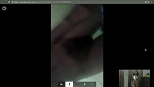 Young Indian lesbian pair engage in webcam conversation