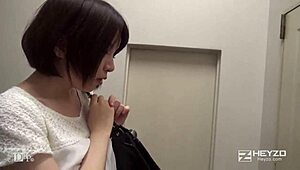 Hey, check this Japanese wife craving wild creampie action!