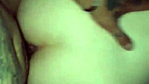 tattooed couple in pov doggystyle sex with cum