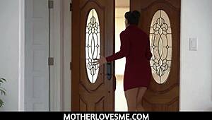 guy tries to be good, milf stepmom penny barber rewards him