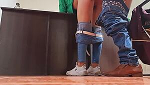 Hidden Cam Catches Nataly Delpech Banging at Work